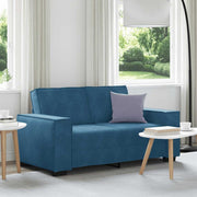 Two-seater sofa 160x78x84 cm velvet blue