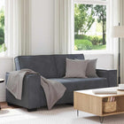 Tweezitsbank 180x78x84 cm fluweel donkergrijs