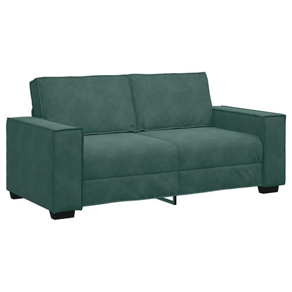 Tweezitsbank Fluweel 140 cm Donkergroen
