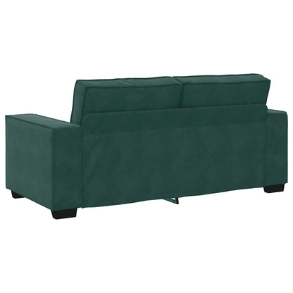 Tweezitsbank Fluweel 140 cm Donkergroen