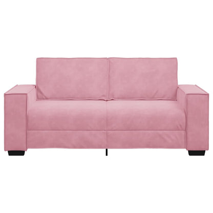 Tweezitsbank Fluweel 140 cm Roze