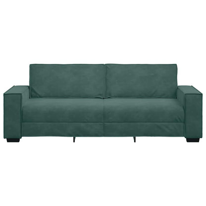 Driezitsbank Fluweel 180 cm Donkergroen
