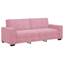 Driezitsbank Fluweel 180 cm Roze