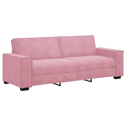 Driezitsbank Fluweel 180 cm Roze