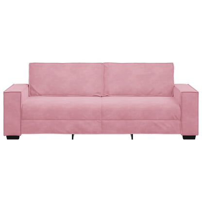 Driezitsbank Fluweel 180 cm Roze