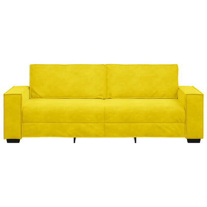 Driezitsbank Fluweel 180 cm Geel
