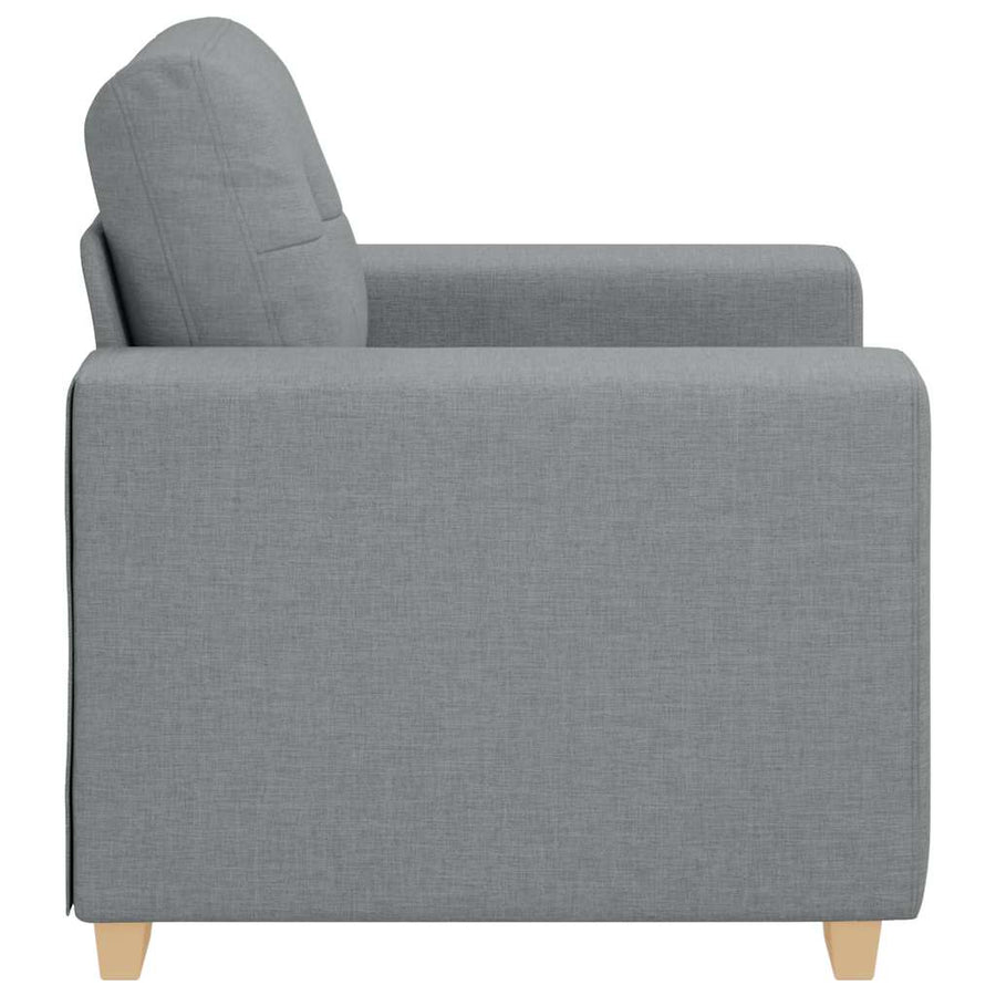 Fauteuil Stof 60 cm Lichtgrijs