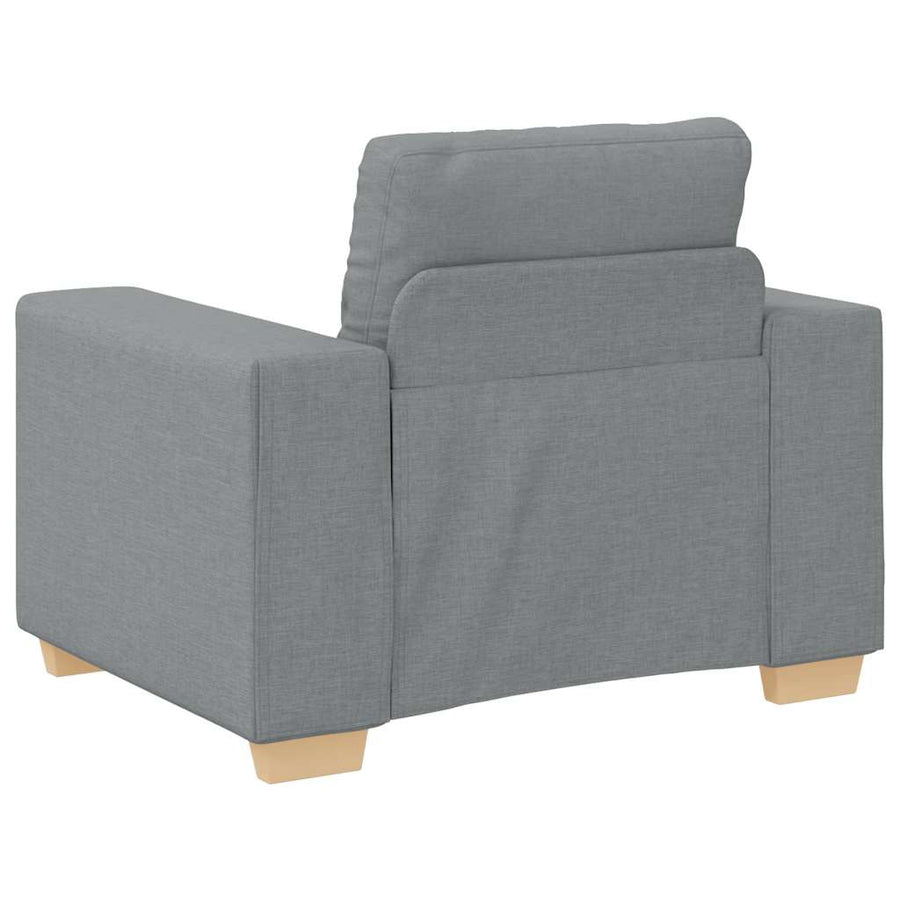 Fauteuil Stof 60 cm Lichtgrijs