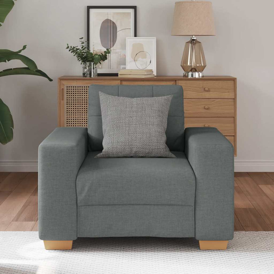 Fauteuil Stof 60 cm Donkergrijs