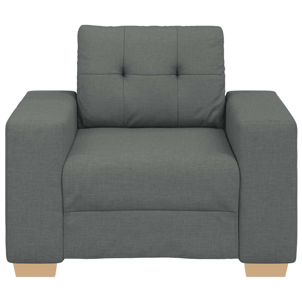 Fauteuil Stof 60 cm Donkergrijs