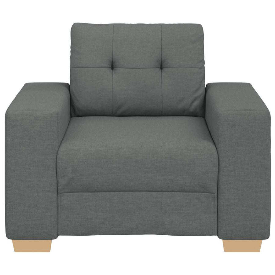 Fauteuil Stof 60 cm Donkergrijs