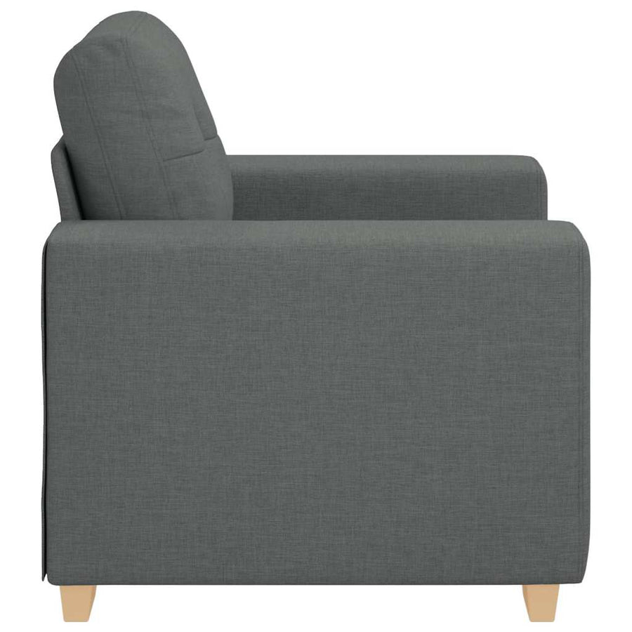 Fauteuil Stof 60 cm Donkergrijs