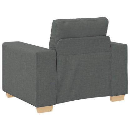 Fauteuil Stof 60 cm Donkergrijs
