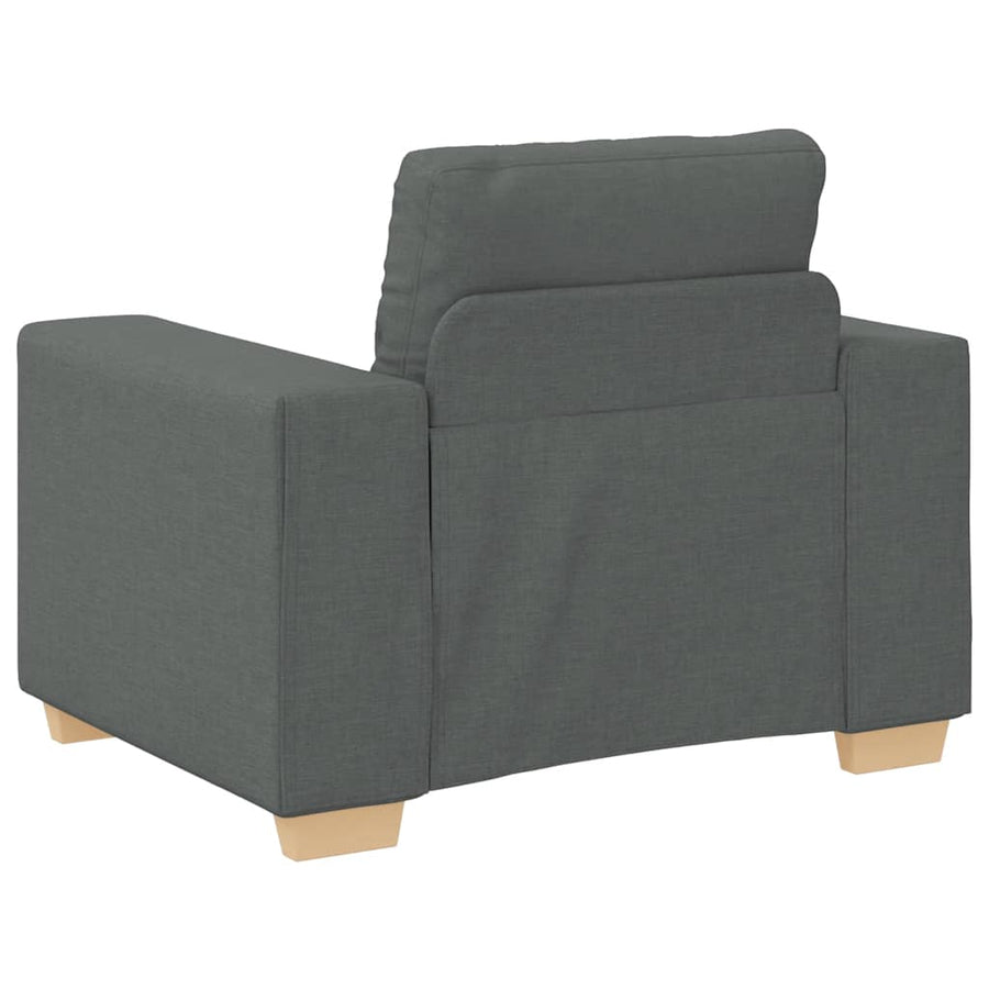 Fauteuil Stof 60 cm Donkergrijs