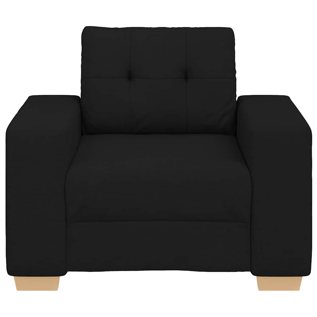 Fauteuil Stof 60 cm Zwart