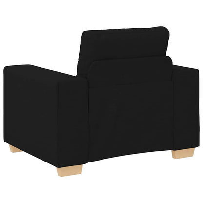 Fauteuil Stof 60 cm Zwart