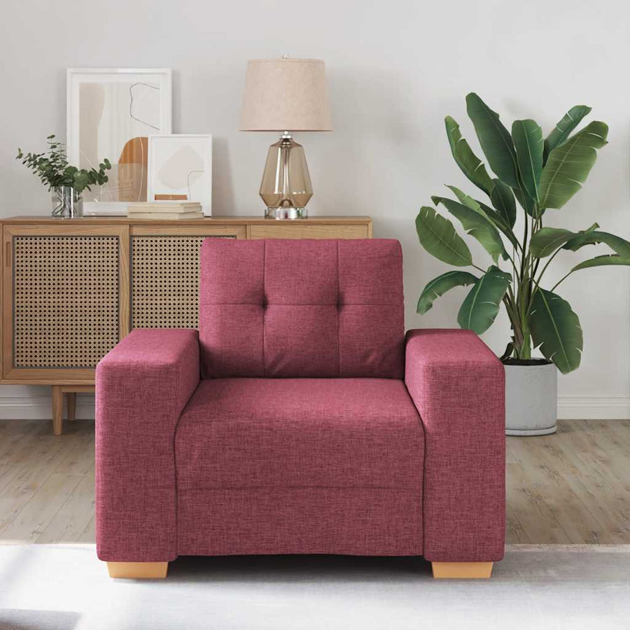 Fauteuil Wijnrood 60 cm Stof