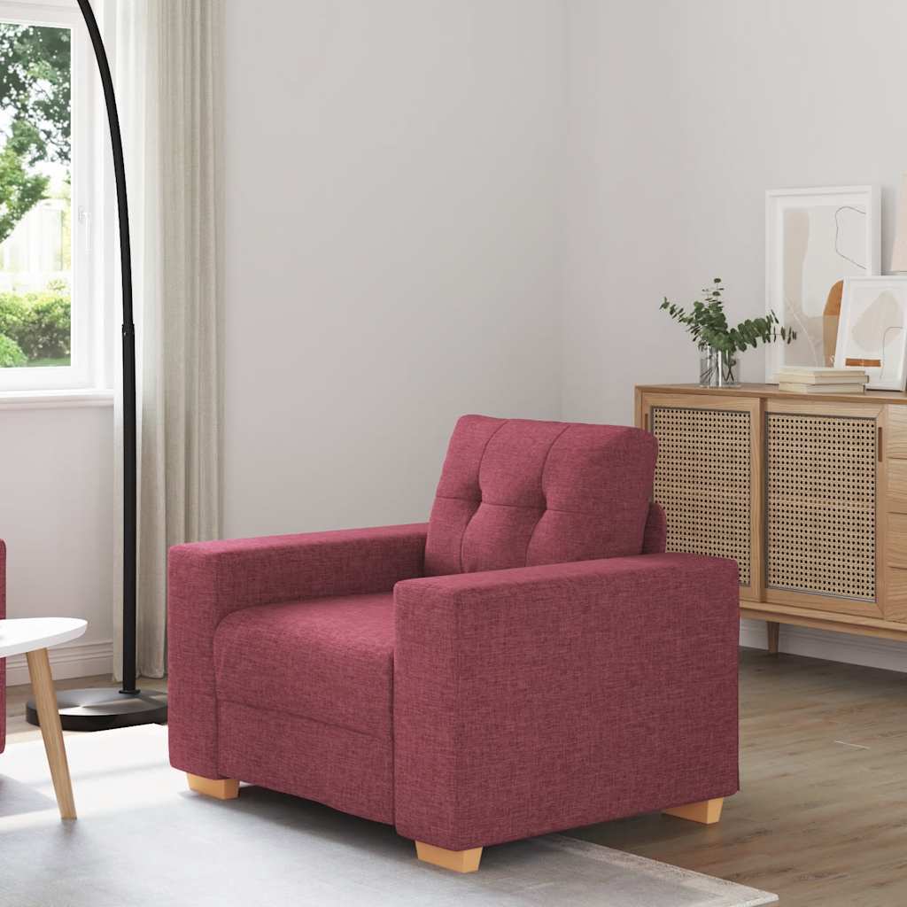 Fauteuil Wijnrood 60 cm Stof