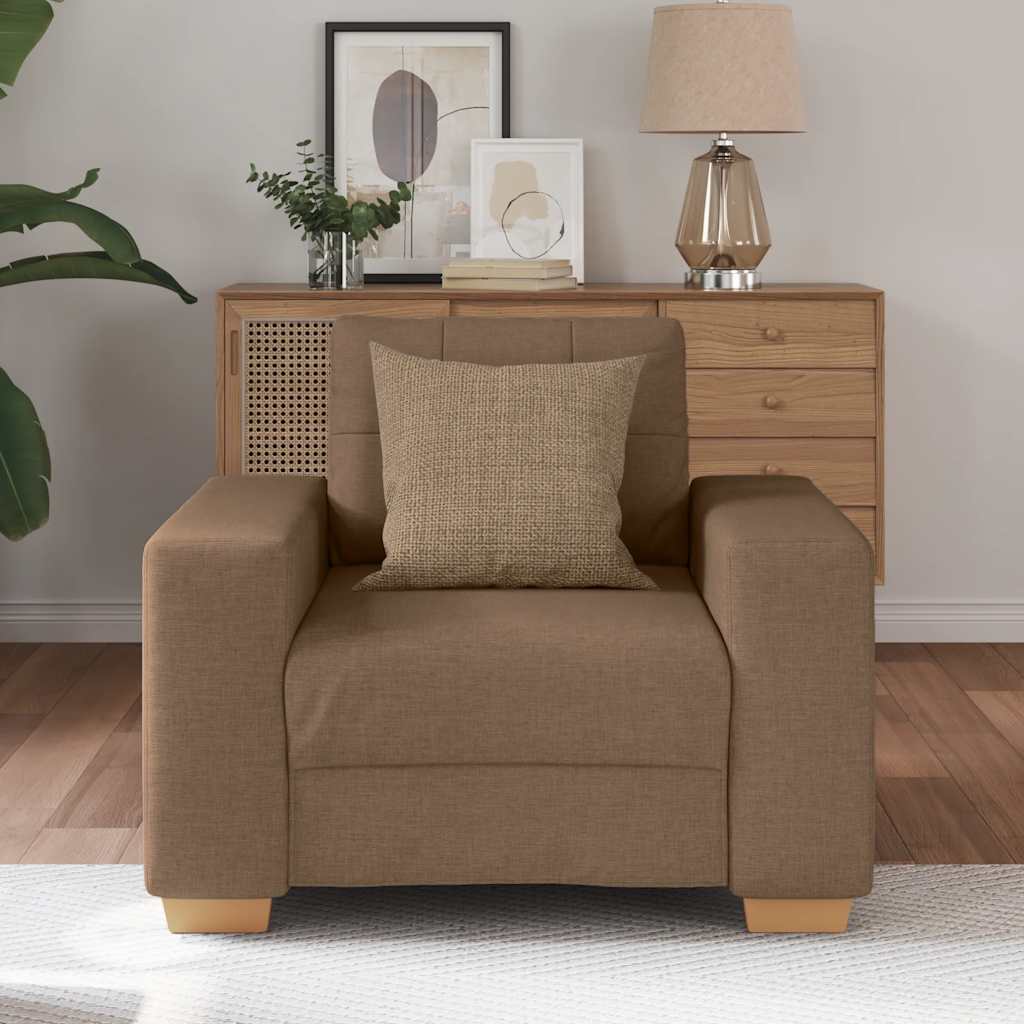 Fauteuil Bruin 60 cm Stof