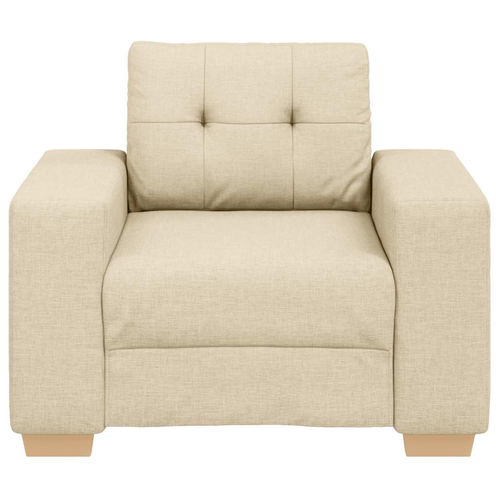 Fauteuil Crème 60 cm Stof