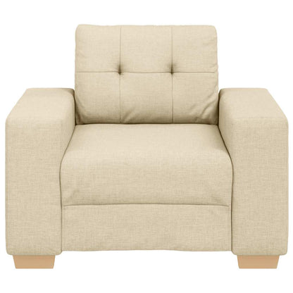 Fauteuil Crème 60 cm Stof