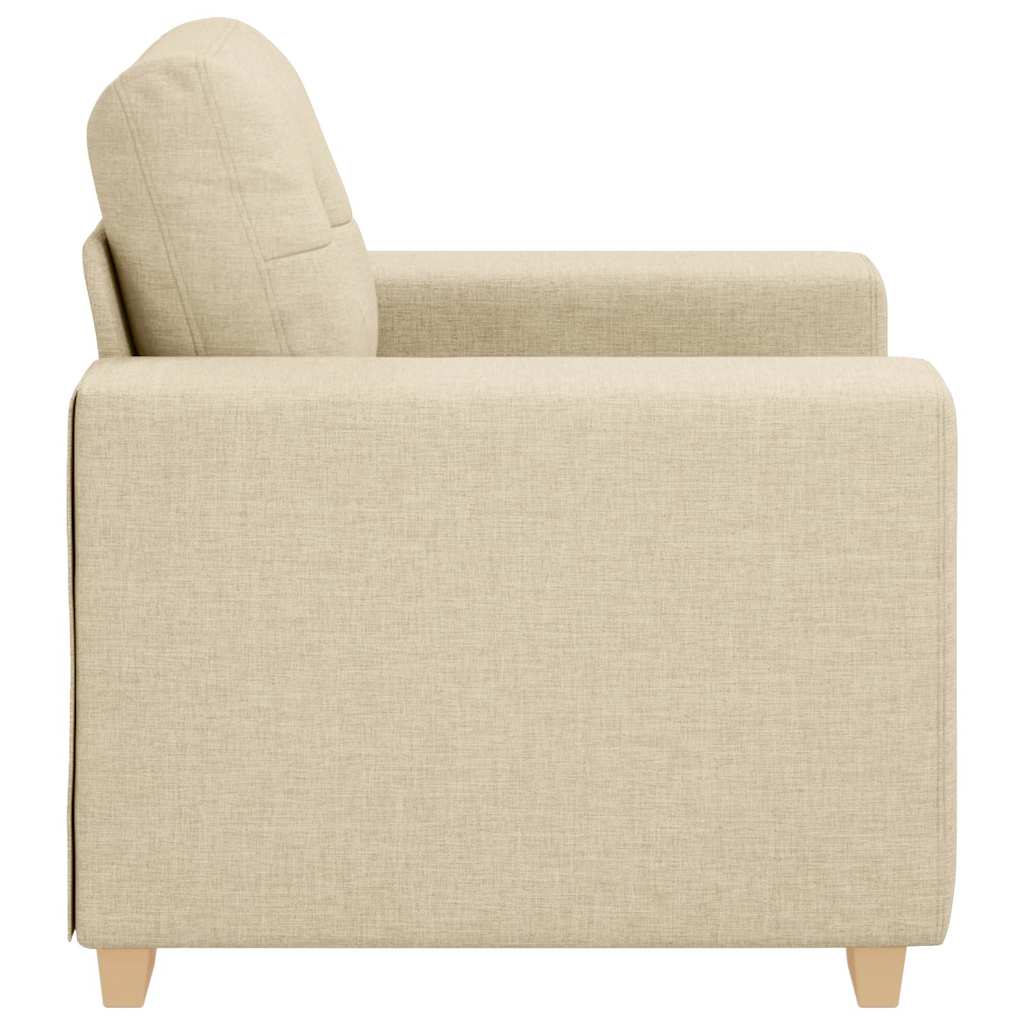 Fauteuil Crème 60 cm Stof