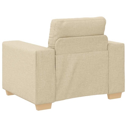 Fauteuil Crème 60 cm Stof
