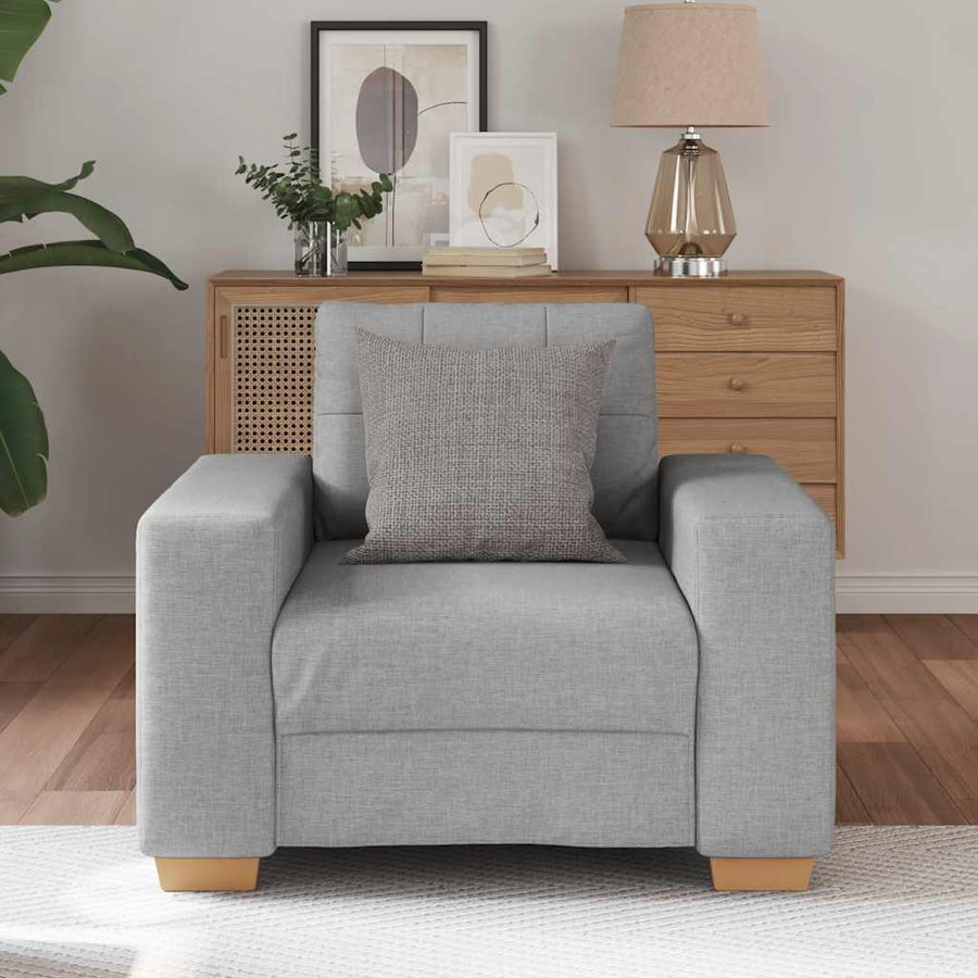 Fauteuil Wolgrijs 60 cm Stof