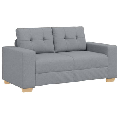 Loveseat Bank Stof 120 cm Lichtgrijs