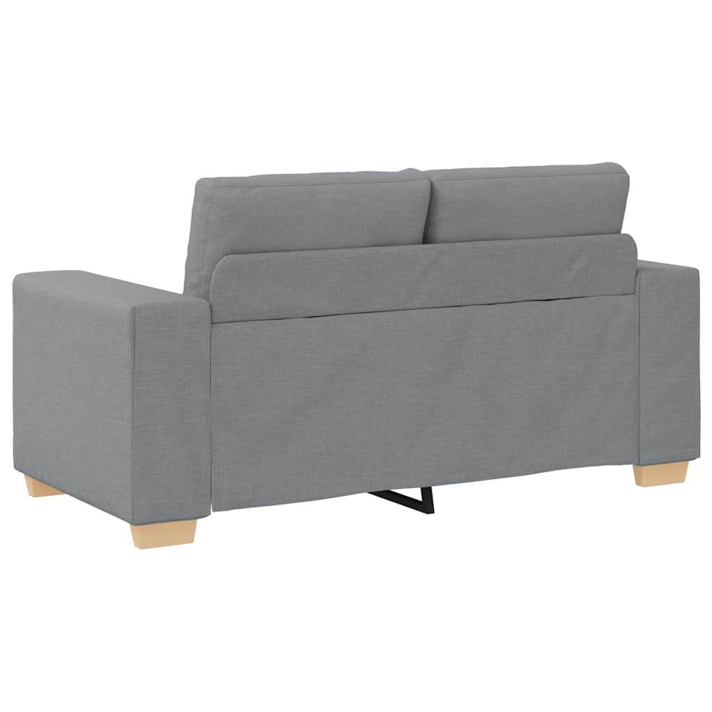Loveseat Bank Stof 120 cm Lichtgrijs