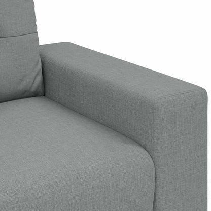 Loveseat Bank Stof 120 cm Lichtgrijs