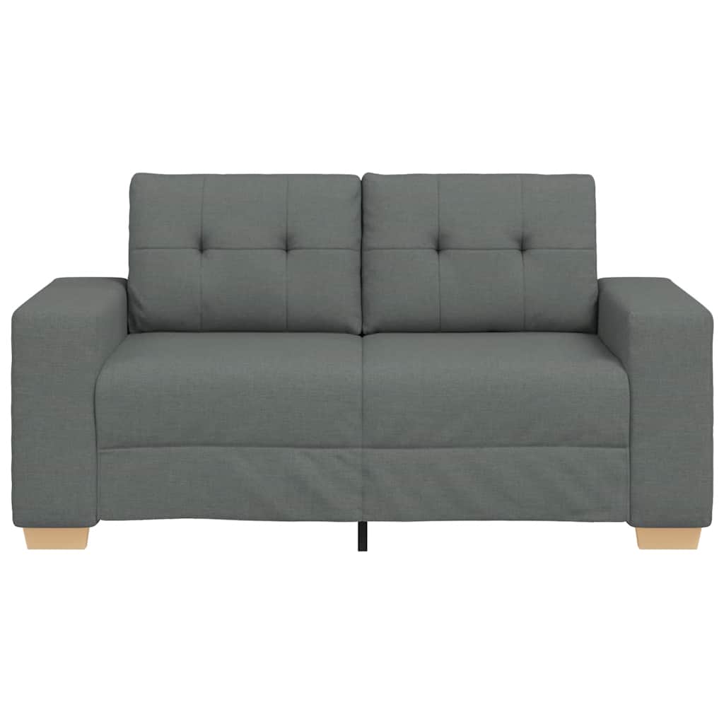 Loveseat Bank Stof 120 cm Donkergrijs