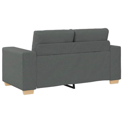 Loveseat Bank Stof 120 cm Donkergrijs