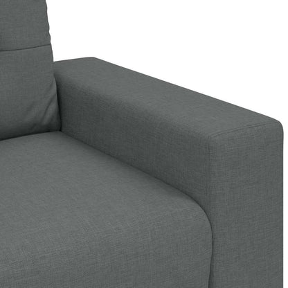 Loveseat Bank Stof 120 cm Donkergrijs
