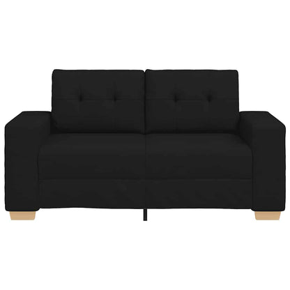 Loveseat Bank Stof 120 cm Zwart