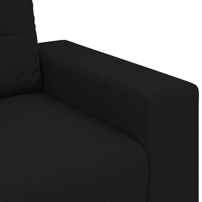 Loveseat Bank Stof 120 cm Zwart