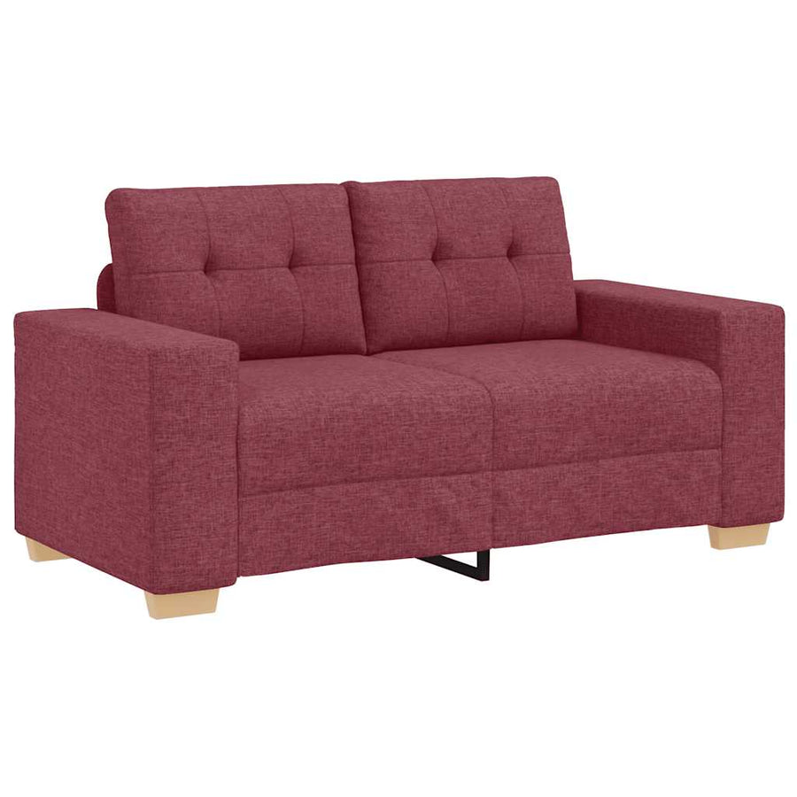 Loveseat Bank Wijnrood 120 cm Stof