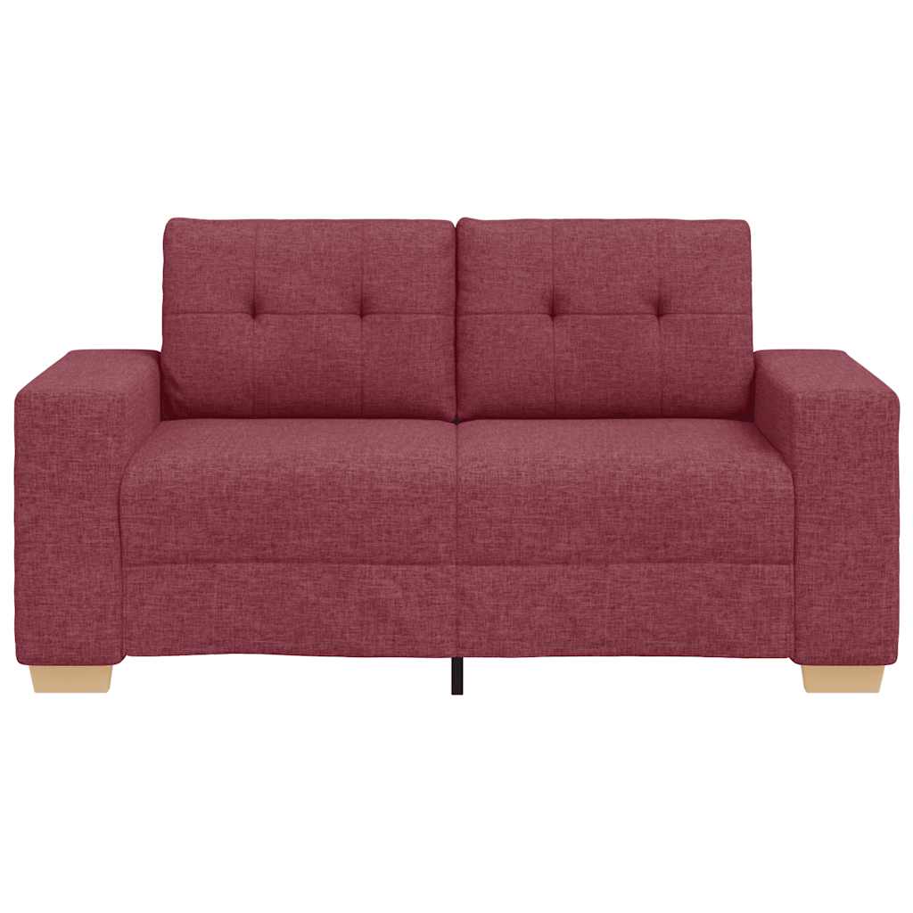 Loveseat Bank Wijnrood 120 cm Stof