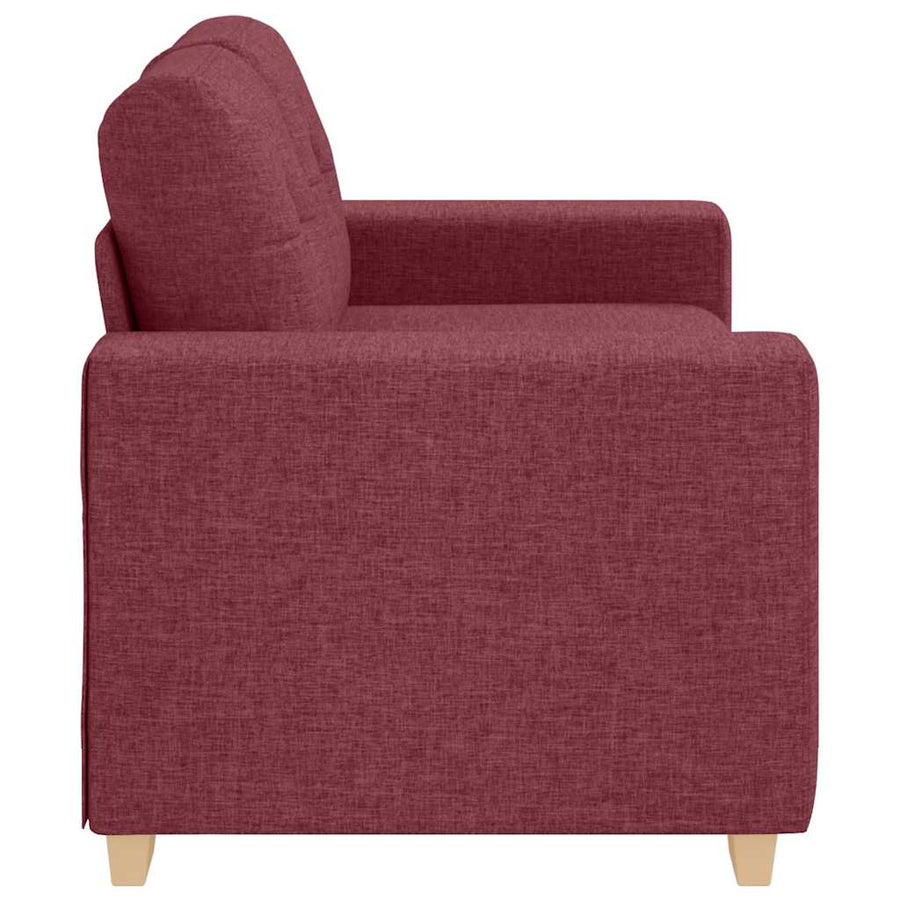 Loveseat Bank Wijnrood 120 cm Stof