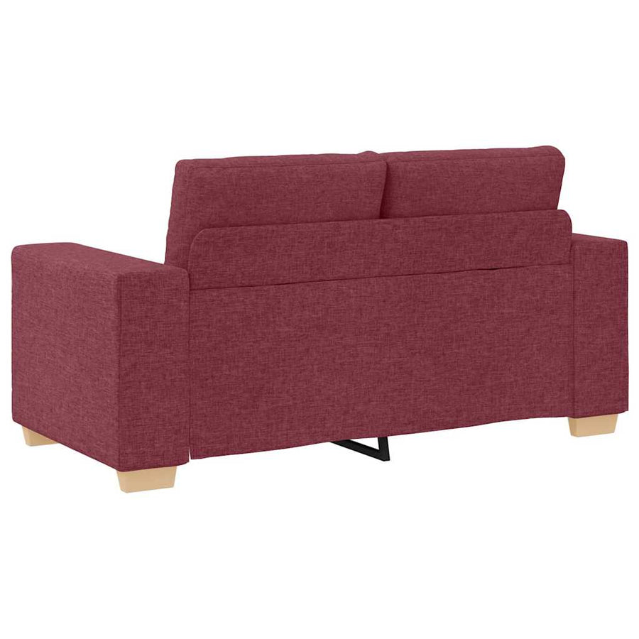 Loveseat Bank Wijnrood 120 cm Stof
