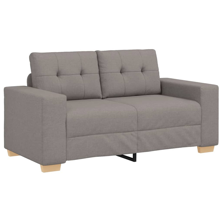 Loveseat Bank Taupe 120 cm Stof