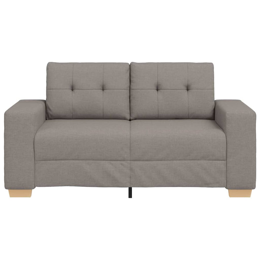 Loveseat Bank Taupe 120 cm Stof