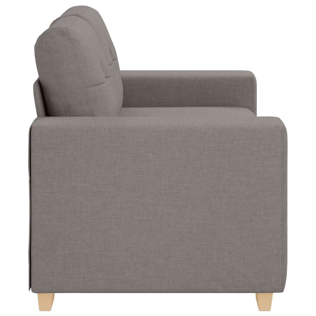 Loveseat Bank Taupe 120 cm Stof