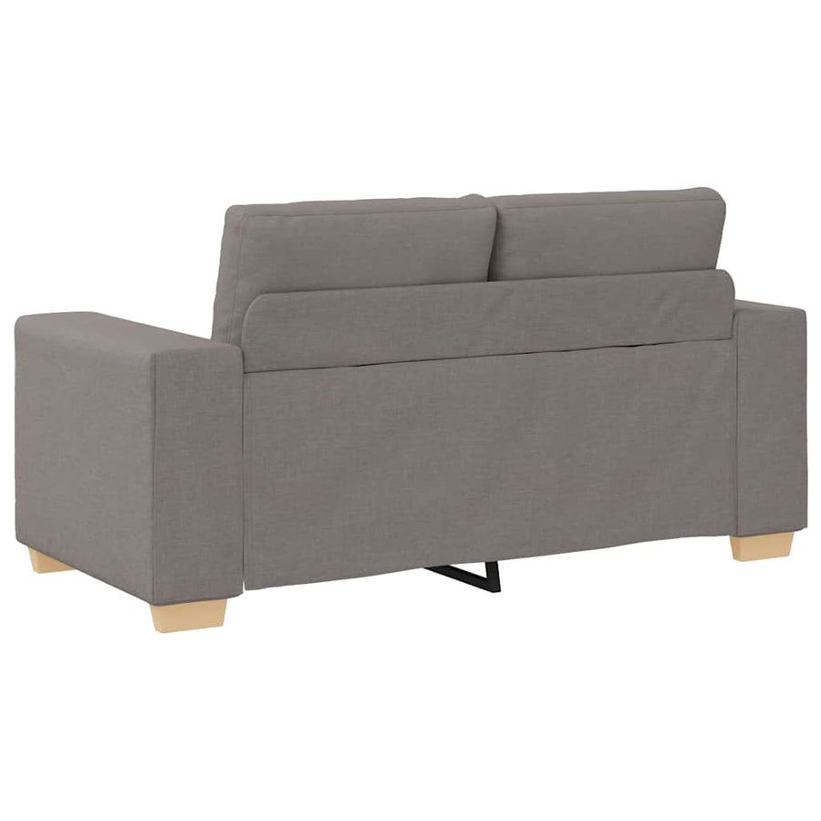 Loveseat Bank Taupe 120 cm Stof