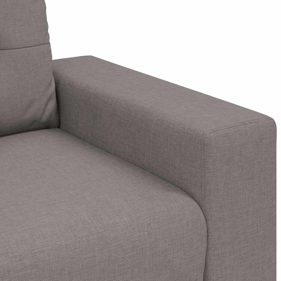 Loveseat Bank Taupe 120 cm Stof