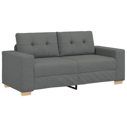 Loveseat Bank Stof 140 cm Donkergrijs