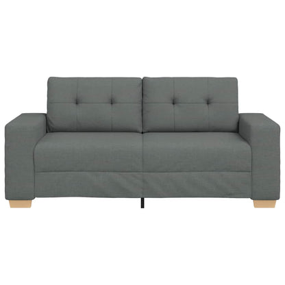 Loveseat Bank Stof 140 cm Donkergrijs