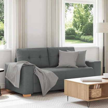 Loveseat Bank Stof 140 cm Donkergrijs