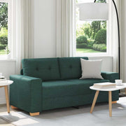 Loveseat bank 140 cm donkergroen stof