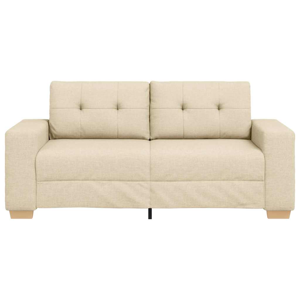 Loveseat Bank Crème 140 cm Stof